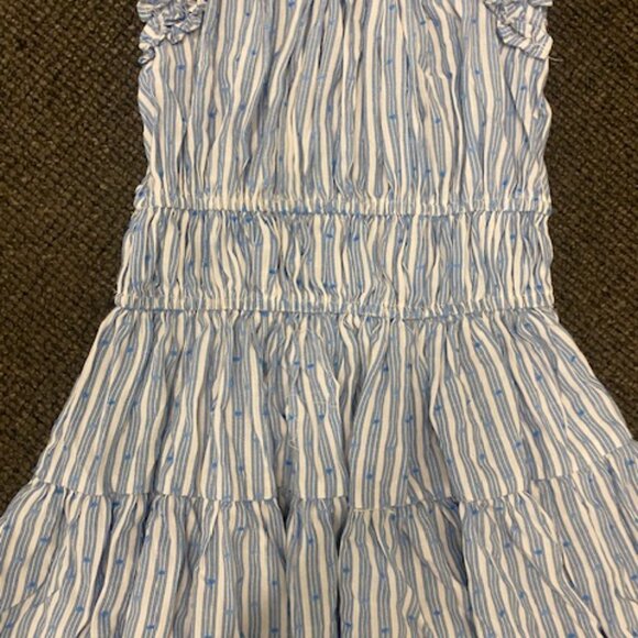 Girls HABITUAL Blue & White Striped High-Low Dress / Great Condition, Size 14 - Picture 5 of 6